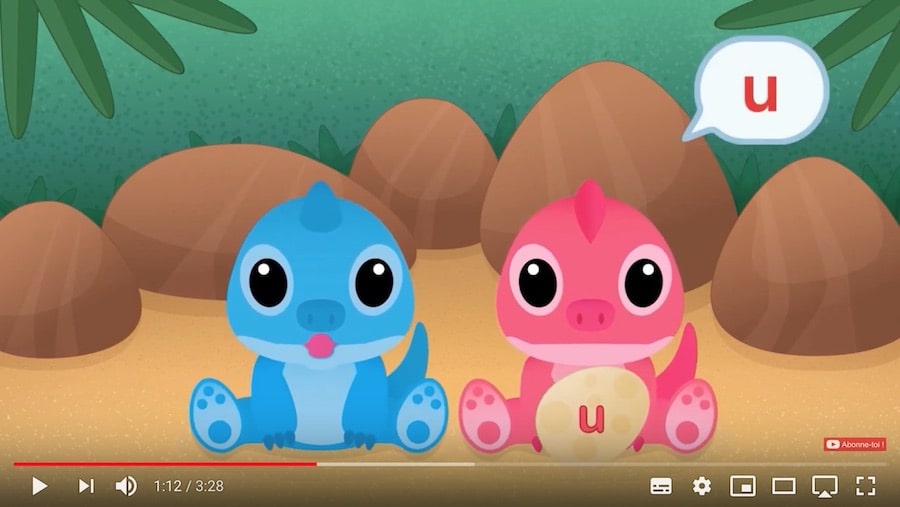 Vidéo - apprendre à lire les 6 voyelles de l'alphabet