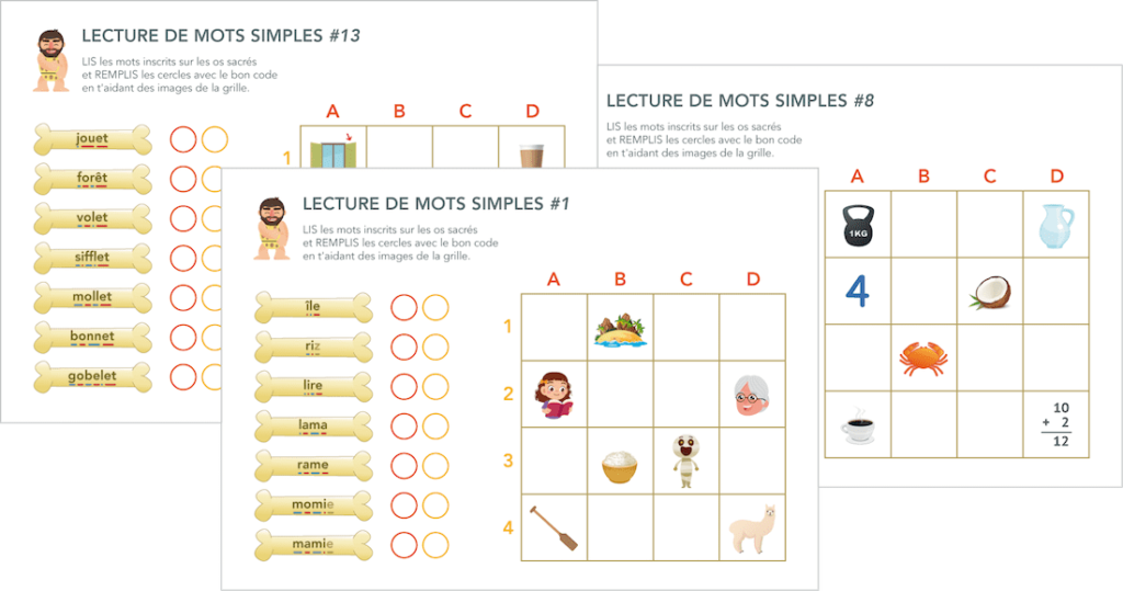 Comment Accéder à La Liste De Lecture Lecture de mots simples sans sauter ni inverser de lettres - GS - CP - IEF
