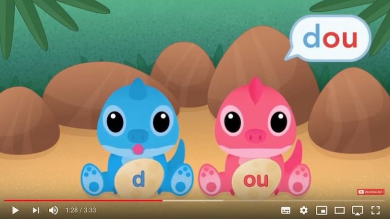 Méthode Syllabique Bobo - Syllabes - former et lire des syllabes avec les reptilous