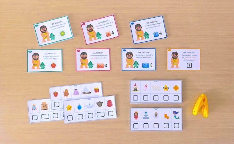 cartes à imprimer pour développer la conscience phonologique