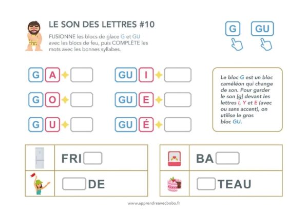 Son Consonne G Découvrir Le Son Des Blocs G Et Gu En Vidéo 4869