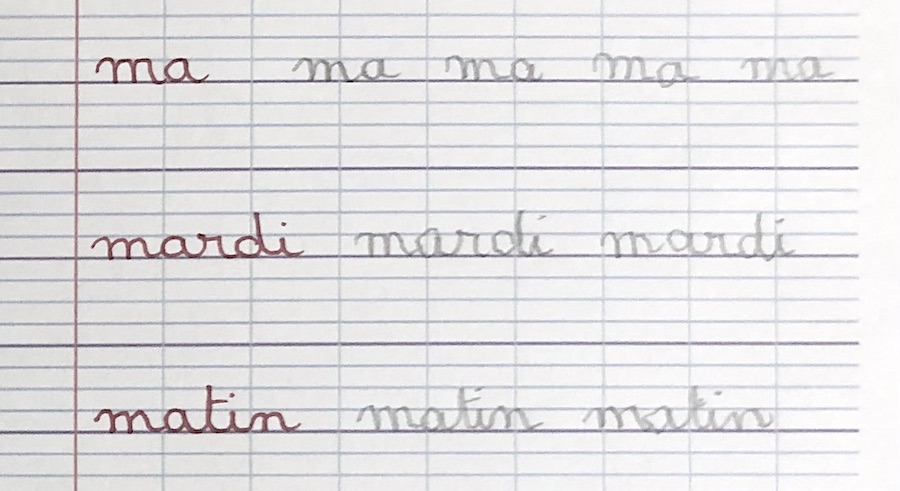 Feuilles avec lignage simple ou Seyes à imprimer CP - CE1 - IEF
