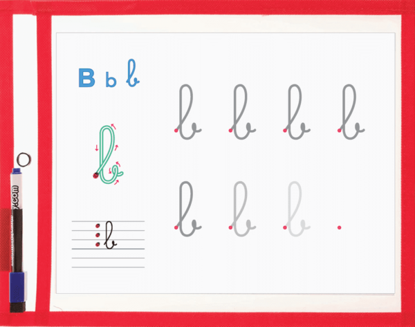 Pack vidéo écriture cursive à télécharger + 26 fiches à imprimer