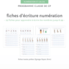 fiches d'écriture nombres en lettres apprendre avec bobo