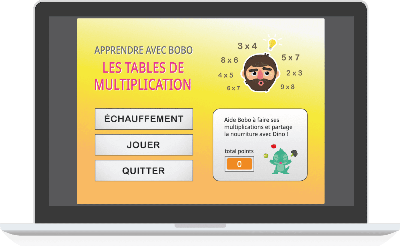 Tables De Multiplication Jeu ducatif En Ligne PC Et Mac 