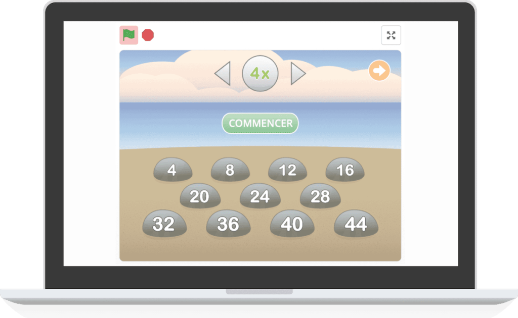 Tables de multiplication jeu ducatif en ligne pc et mac 