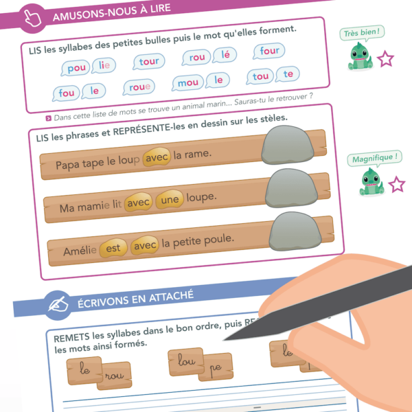 cahier lecture activités niveau 1