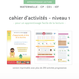 cahier de lecture niveau 1 - PDF à imprimer - GS CP CE1