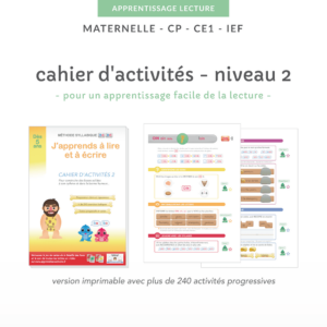 cahier de lecture niveau 2 - PDF à imprimer - GS CP CE1