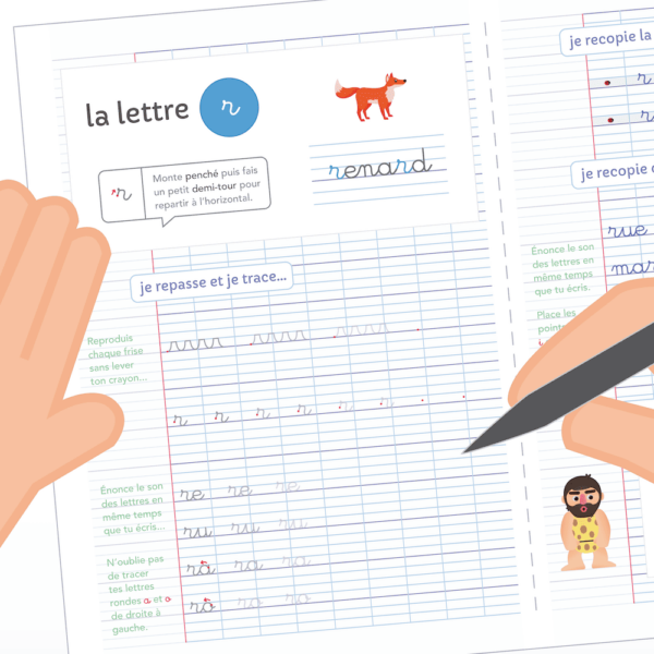 fiches d'écriture à imprimer pour cahier d'écriture 1