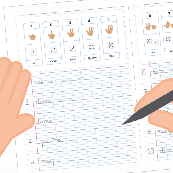 fiches d'écriture nombres en lettres à imprimer 2