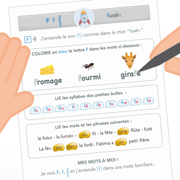 fiches des sons CP à imprimer 1