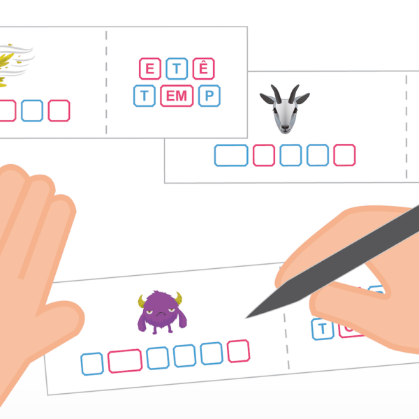 fiches dictées muettes à imprimer avec blocs à remplir 6