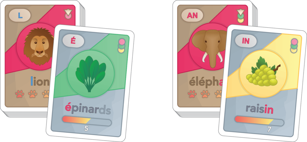 jeu de cartes éducatif - apprendre le son des lettres -méthode syllabique bobo